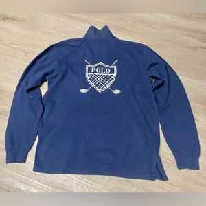Vintage Ralph Lauren polo golf big Logo sweater. Mint condition. Size L
